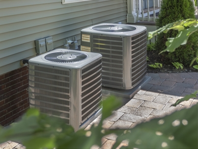HVAC heating and air conditioning units.